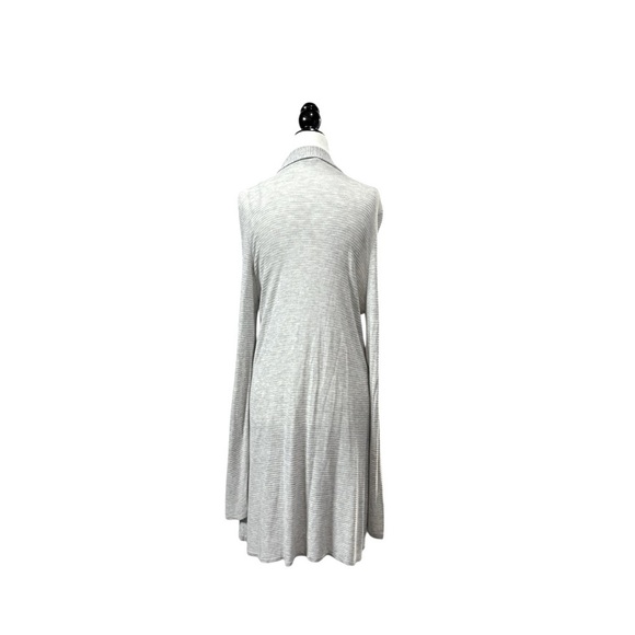 NWOT, Cyrus, Elegant Long Open-Front Cardigan, Large, Gray - Picture 8 of 8